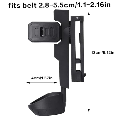 Quick Release OC Pepper Spray Holder for Police Tactical Situations Fit 1.5" Diameter Canister
| Rotatable Clip MK4 Can